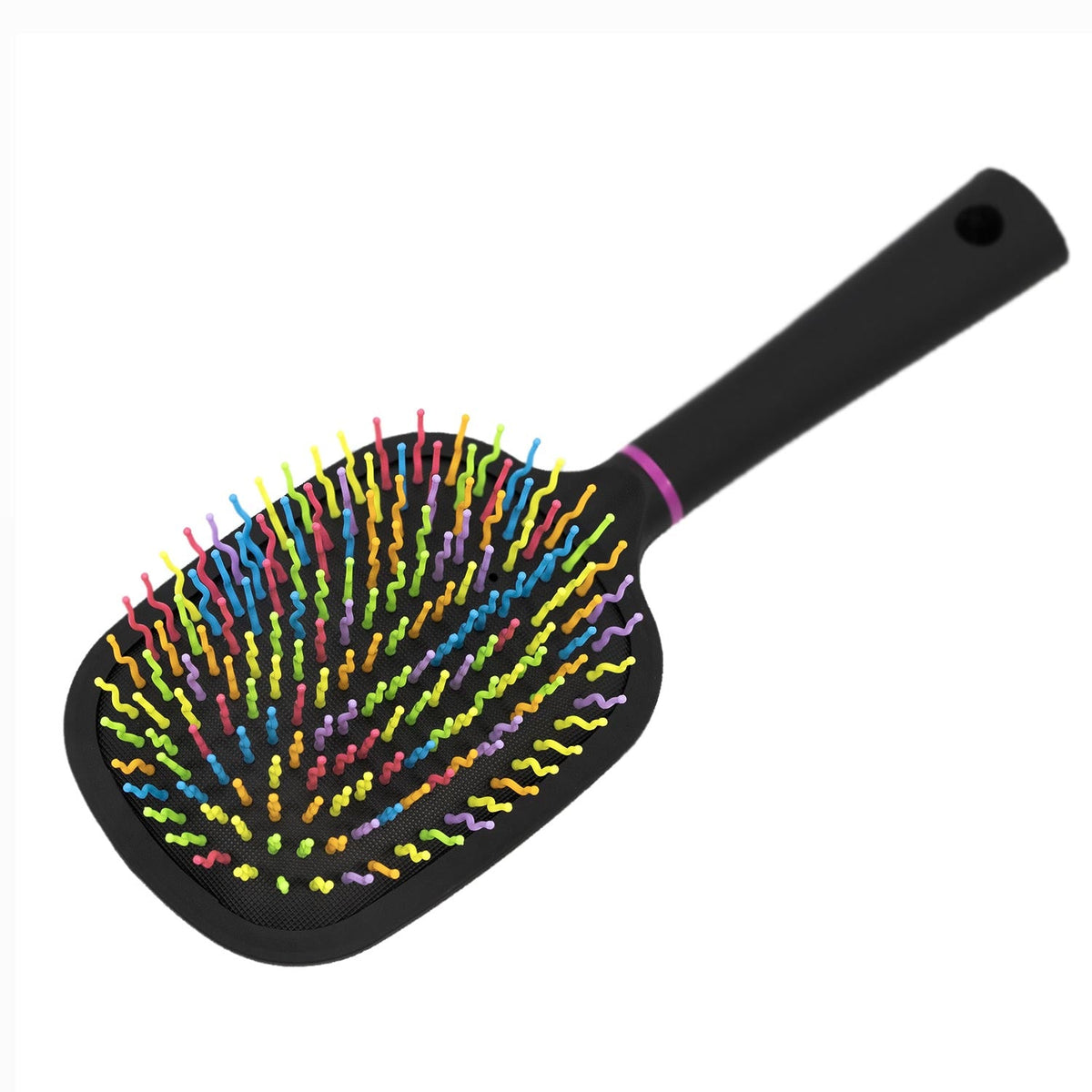 Jeffers – Plastic Mane & Tail Brush, Curved Bristle Horse Grooming Brush