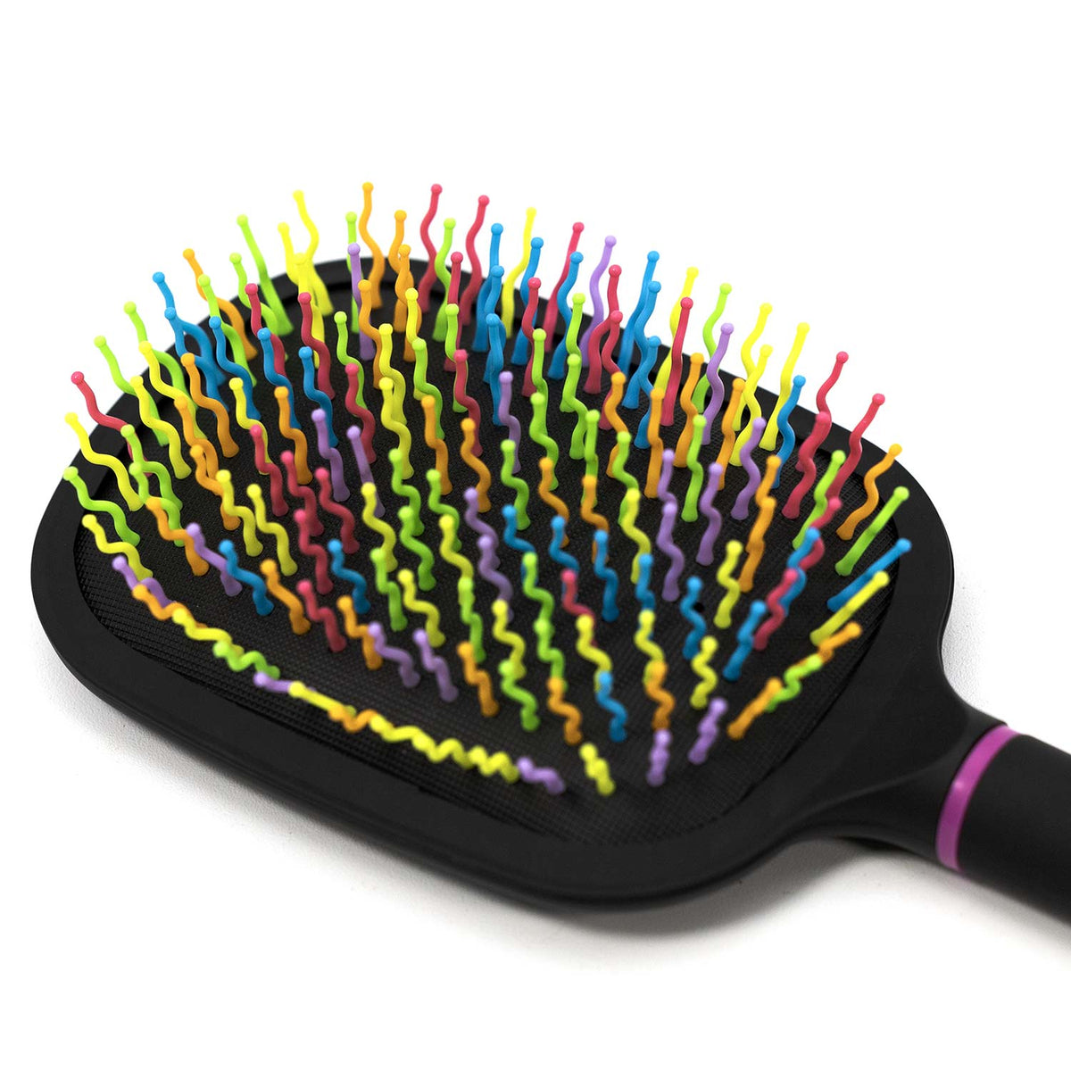 Jeffers – Plastic Mane & Tail Brush, Curved Bristle Horse Grooming Brush