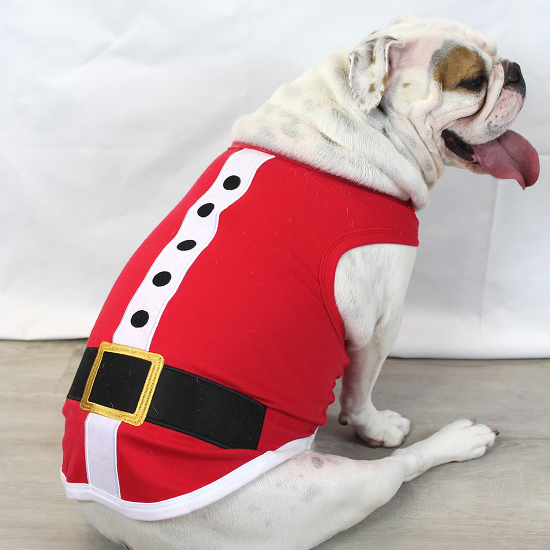 Parisian Pet SantaDog T-Shirt-Red