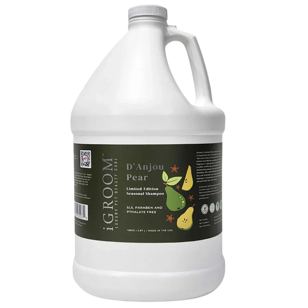 iGroom D'Anjou Pear Limited-Edition Seasonal Shampoo Gallon