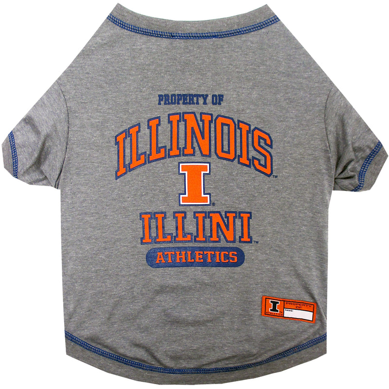NCAA University of Illinois Fighting Illini Dog T-Shirt