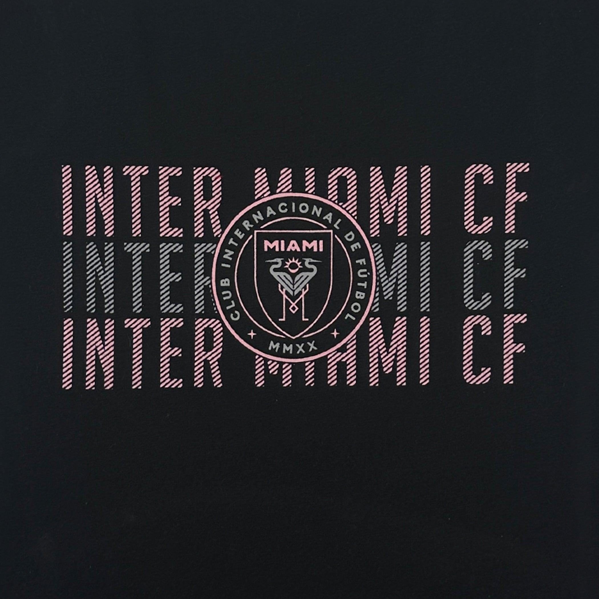 Inter Miami CF Pet Stripe Text Tee Shirt