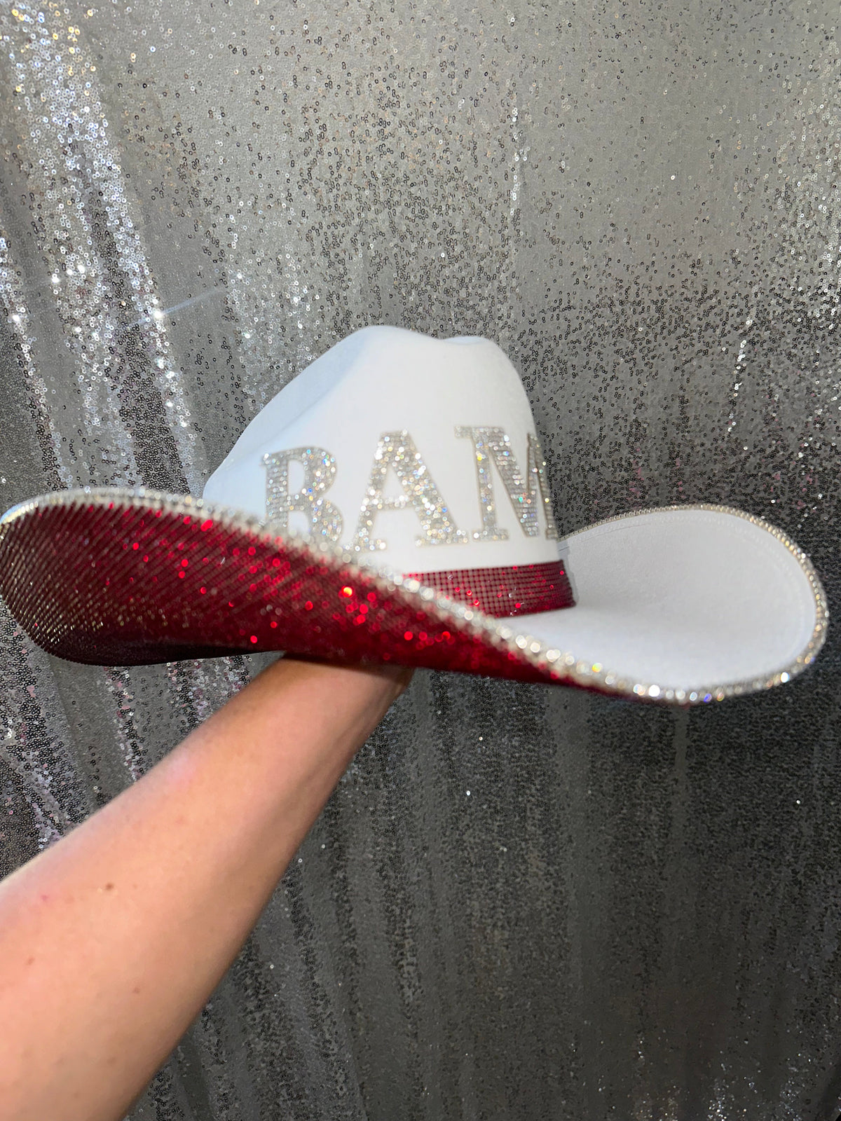 Alabama Rhinestone Cowgirl Hat - front view | HT Animal Supply