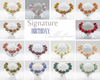 Necklace: Bundle of 14 | Signature Birthday Collection