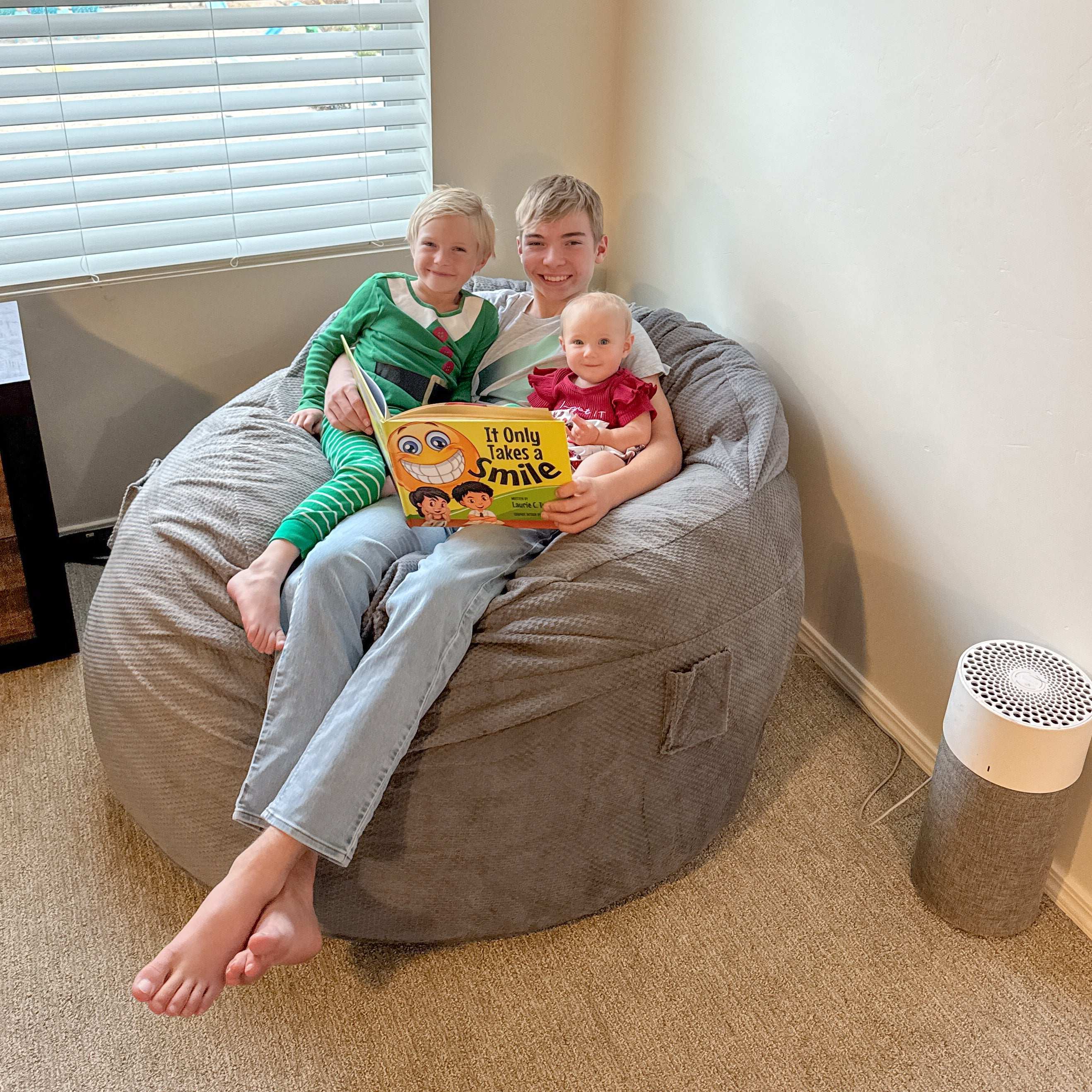 CordaRoy's King Chenille Nest Convertible Bean Bag Chair