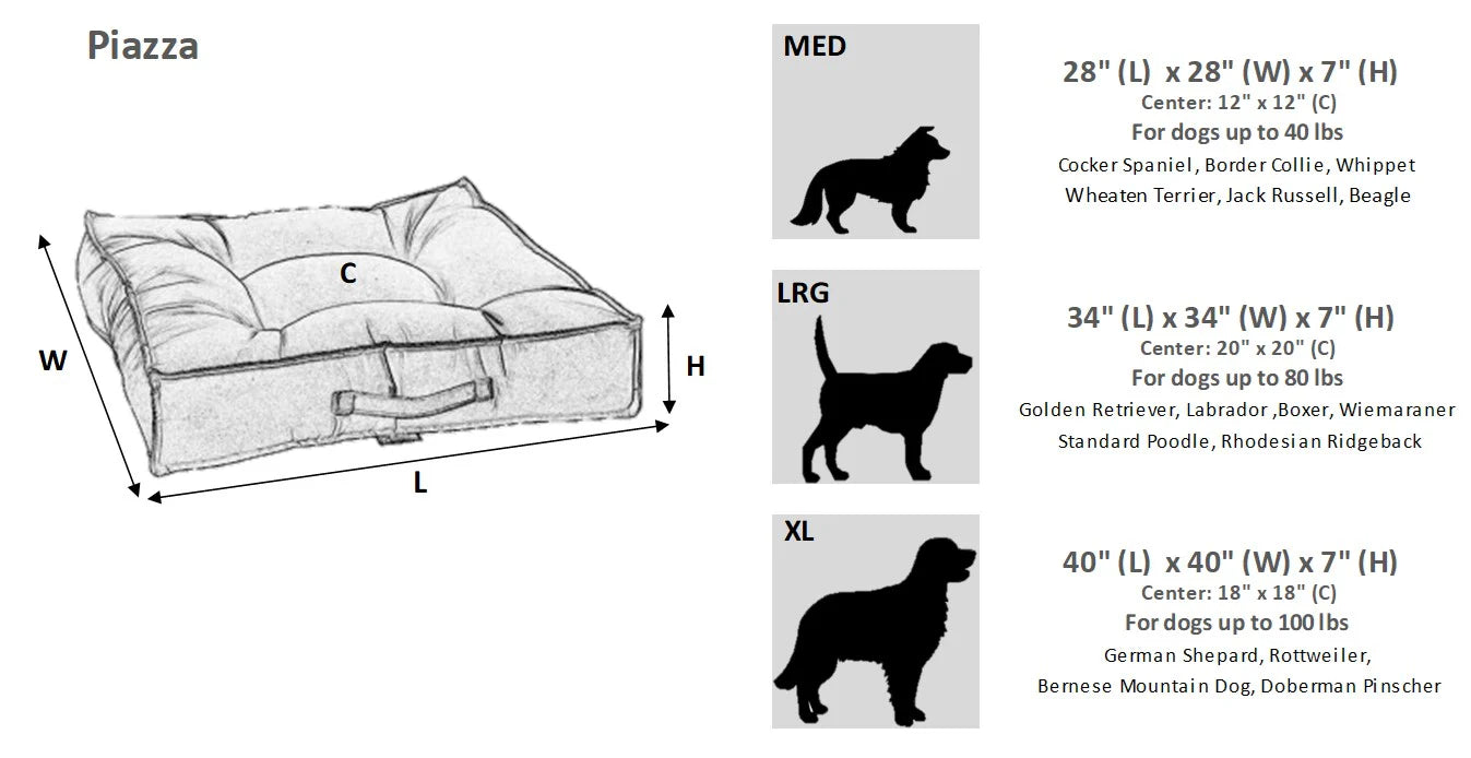 Bowsers Piazza Round Bolster Dog Bed – 360-Degree Head and Neck Support