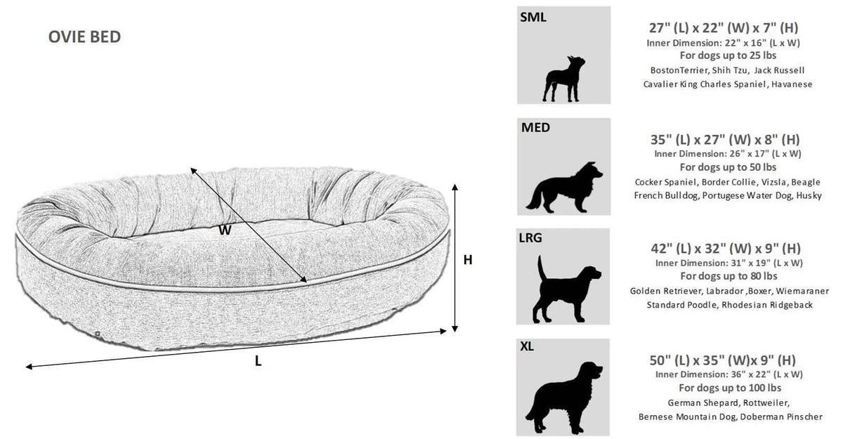 Bowsers Ovie Orthopedic Dog Bed - Supportive Joint-Relief Comfort
