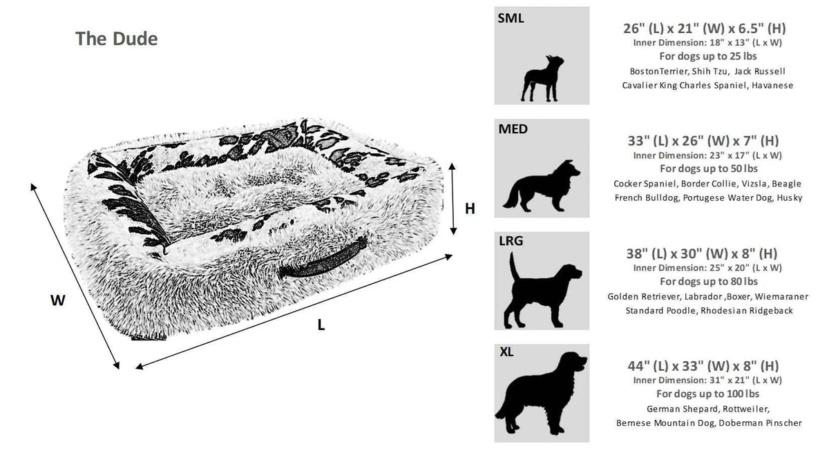 Bowsers The Dude Orthopedic Dog Bed - Supportive Joint-Relief Comfort