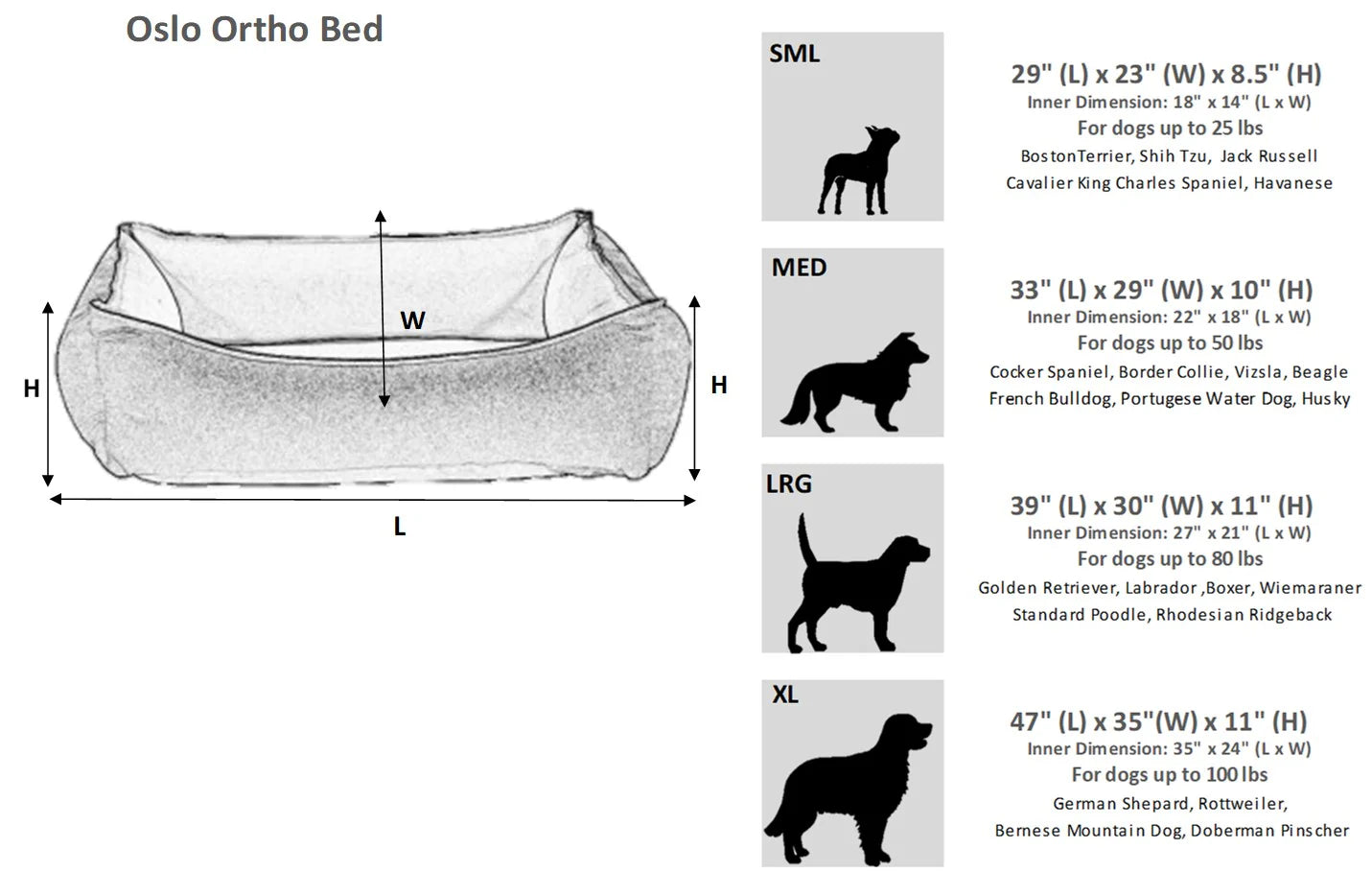 Bowsers Oslo Orthopedic Dog Bed – Supportive Joint-Relief Comfort