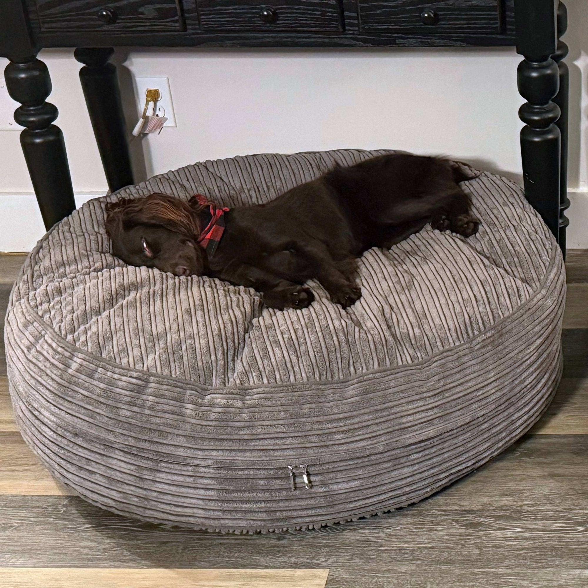 CordaRoys 40-Inch Waterproof Terry Corduroy Dog Bed