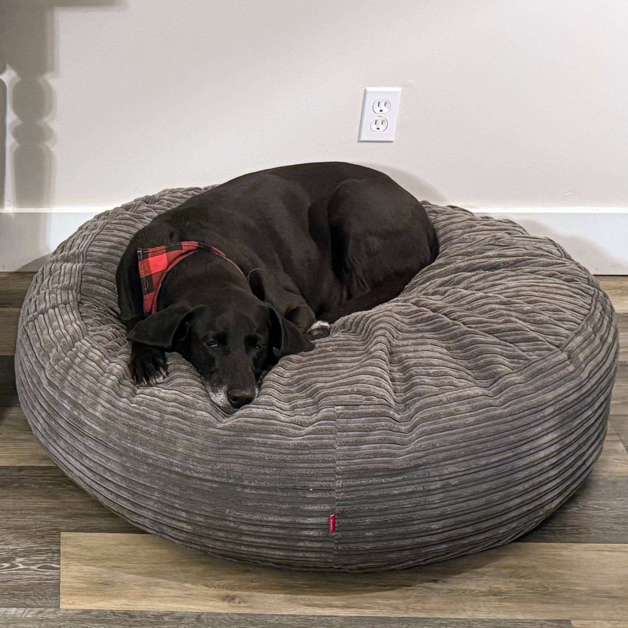 CordaRoys 40-Inch Waterproof Terry Corduroy Dog Bed