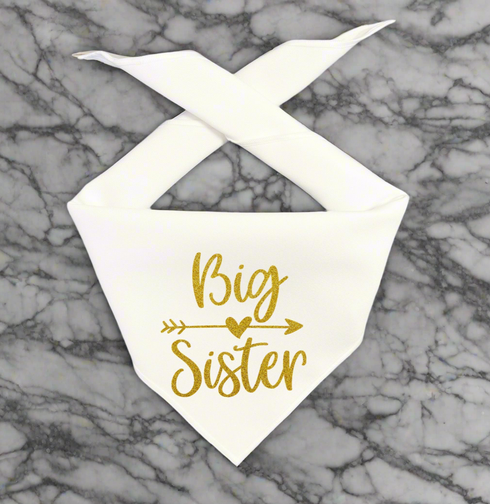 Big Sister Dog Bandana