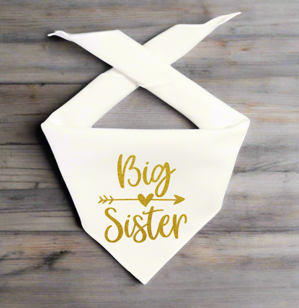 Big Sister Dog Bandana
