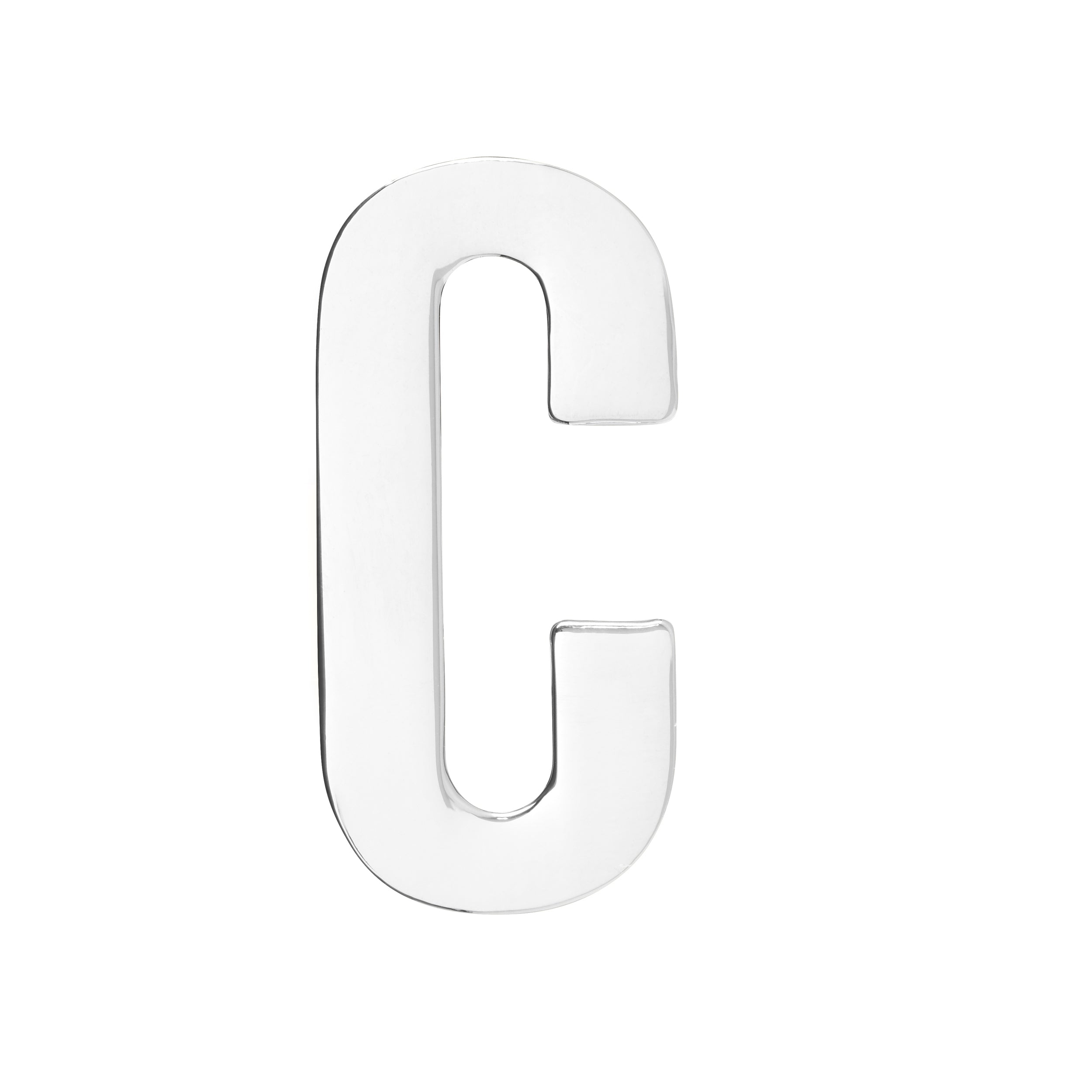 30MM CONFESSION LETTERS SILVER