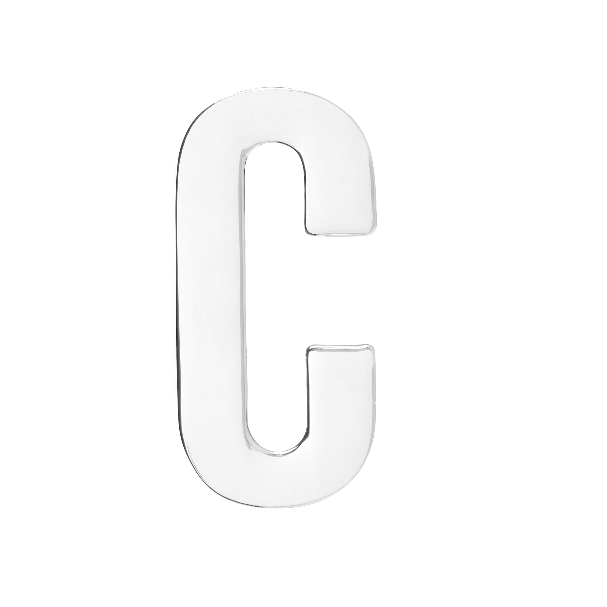 30MM CONFESSION LETTERS SILVER