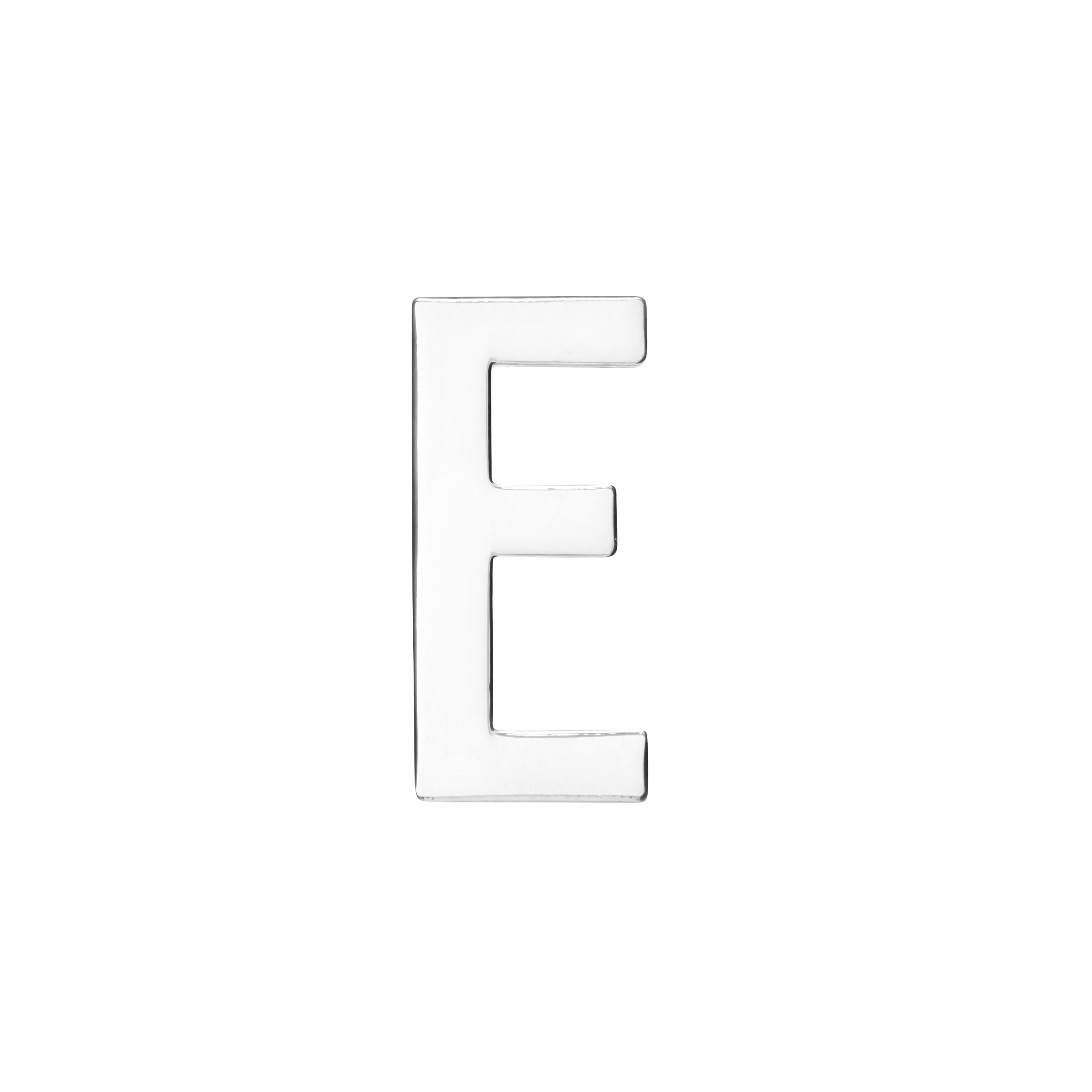 18MM CONFESSION LETTERS SILVER