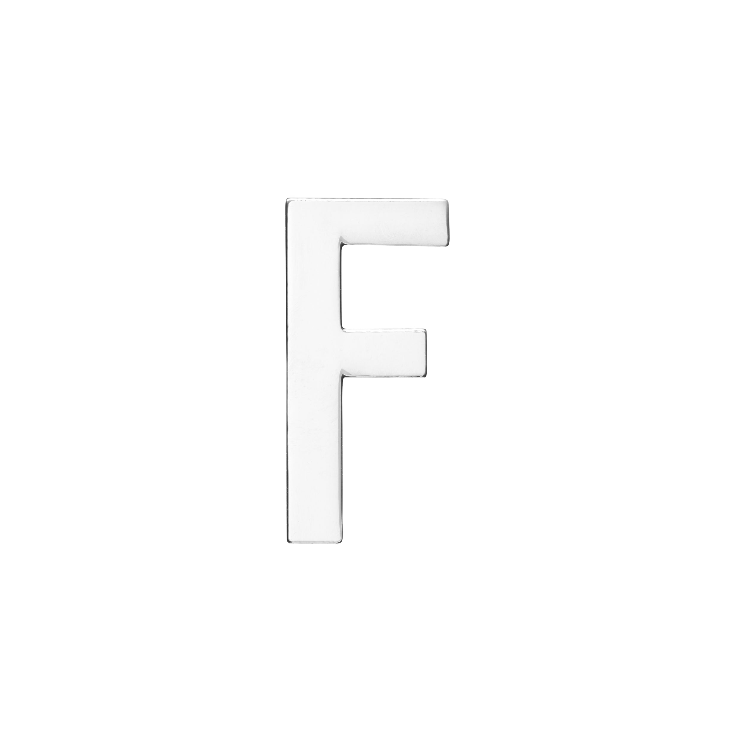 18MM CONFESSION LETTERS SILVER