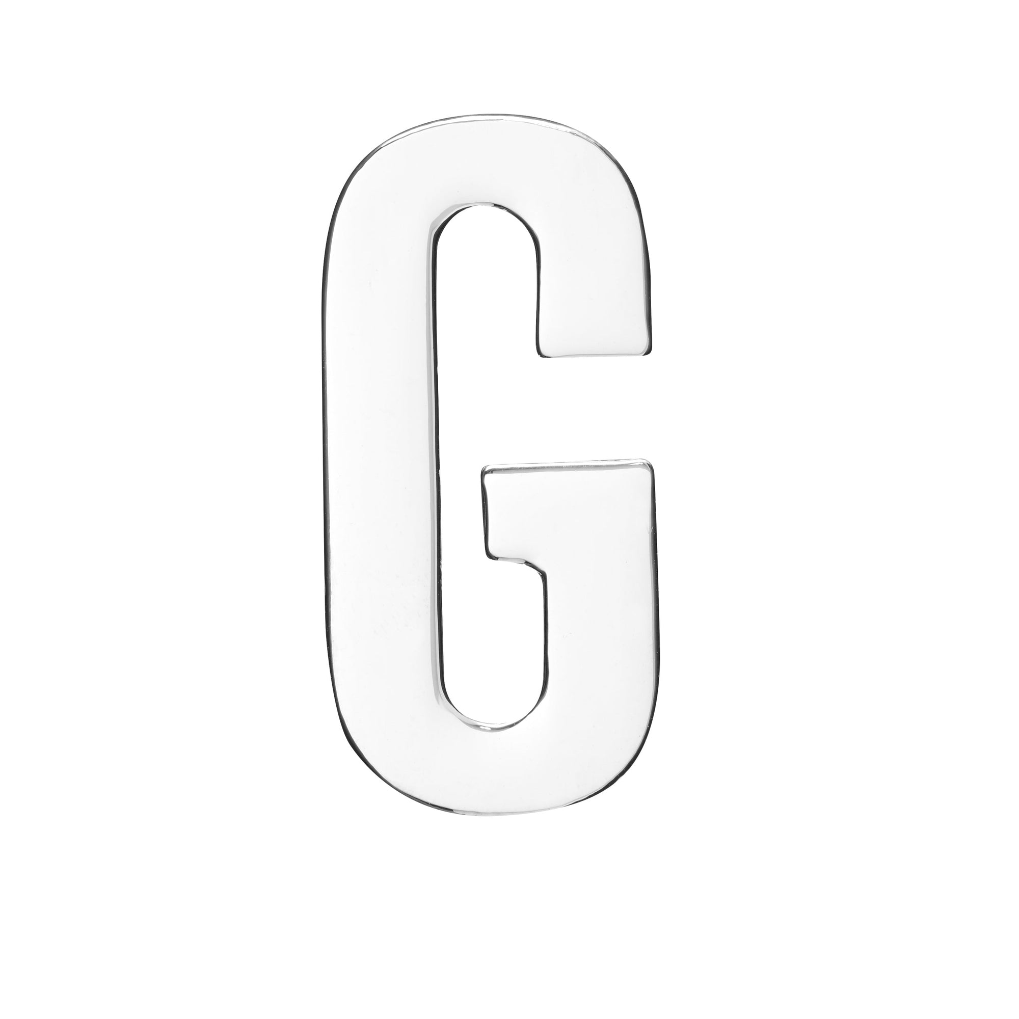 30MM CONFESSION LETTERS SILVER