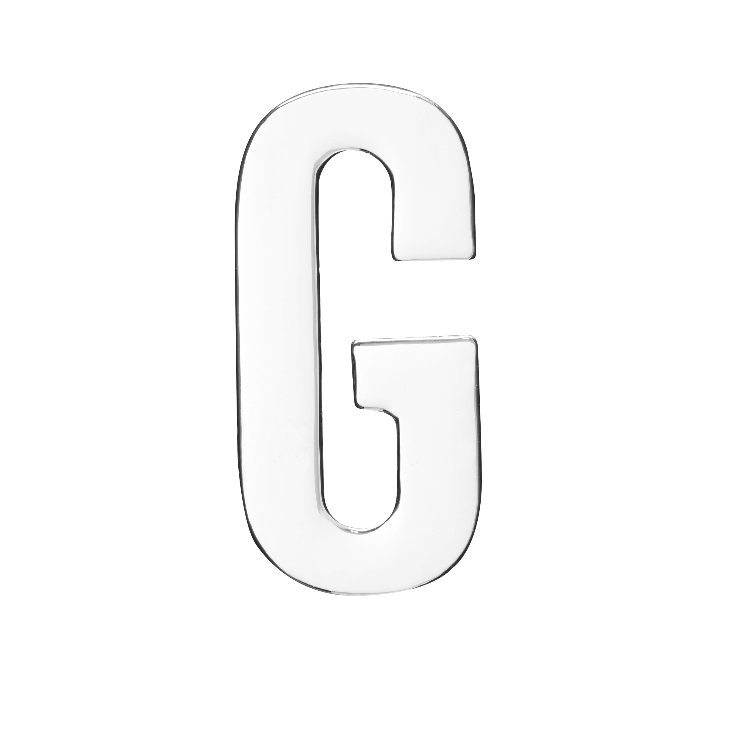 30MM CONFESSION LETTERS SILVER