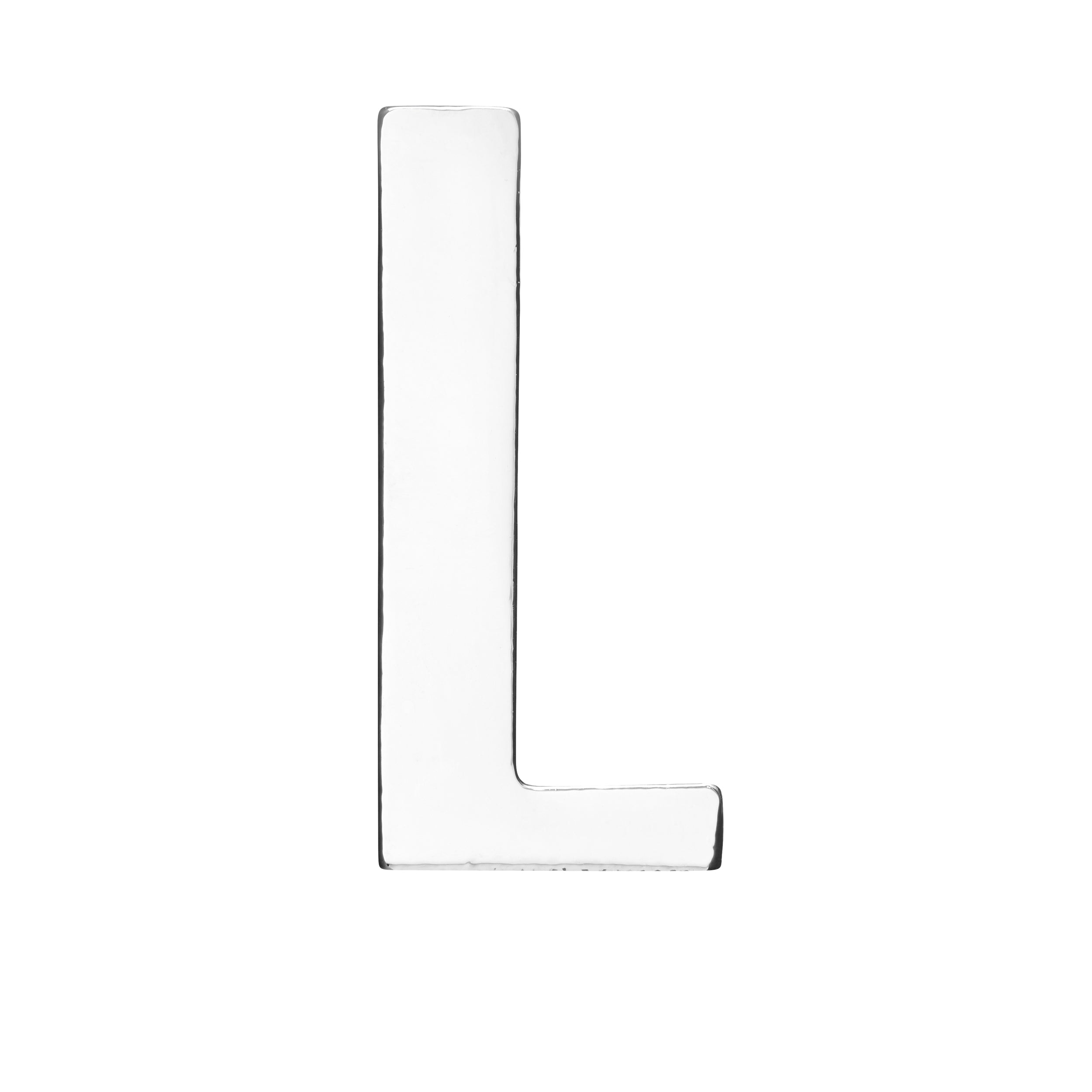 30MM CONFESSION LETTERS SILVER