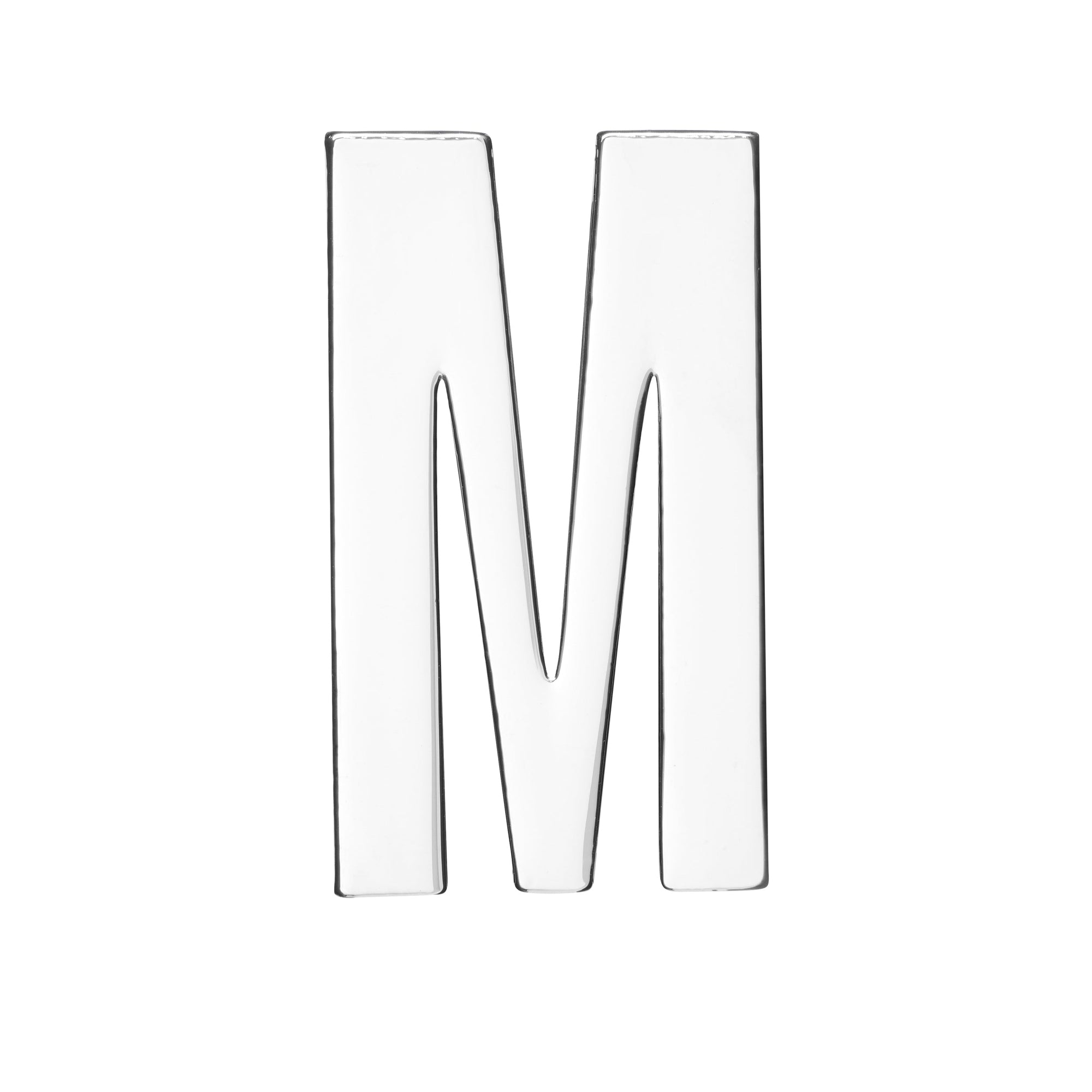 30MM CONFESSION LETTERS SILVER