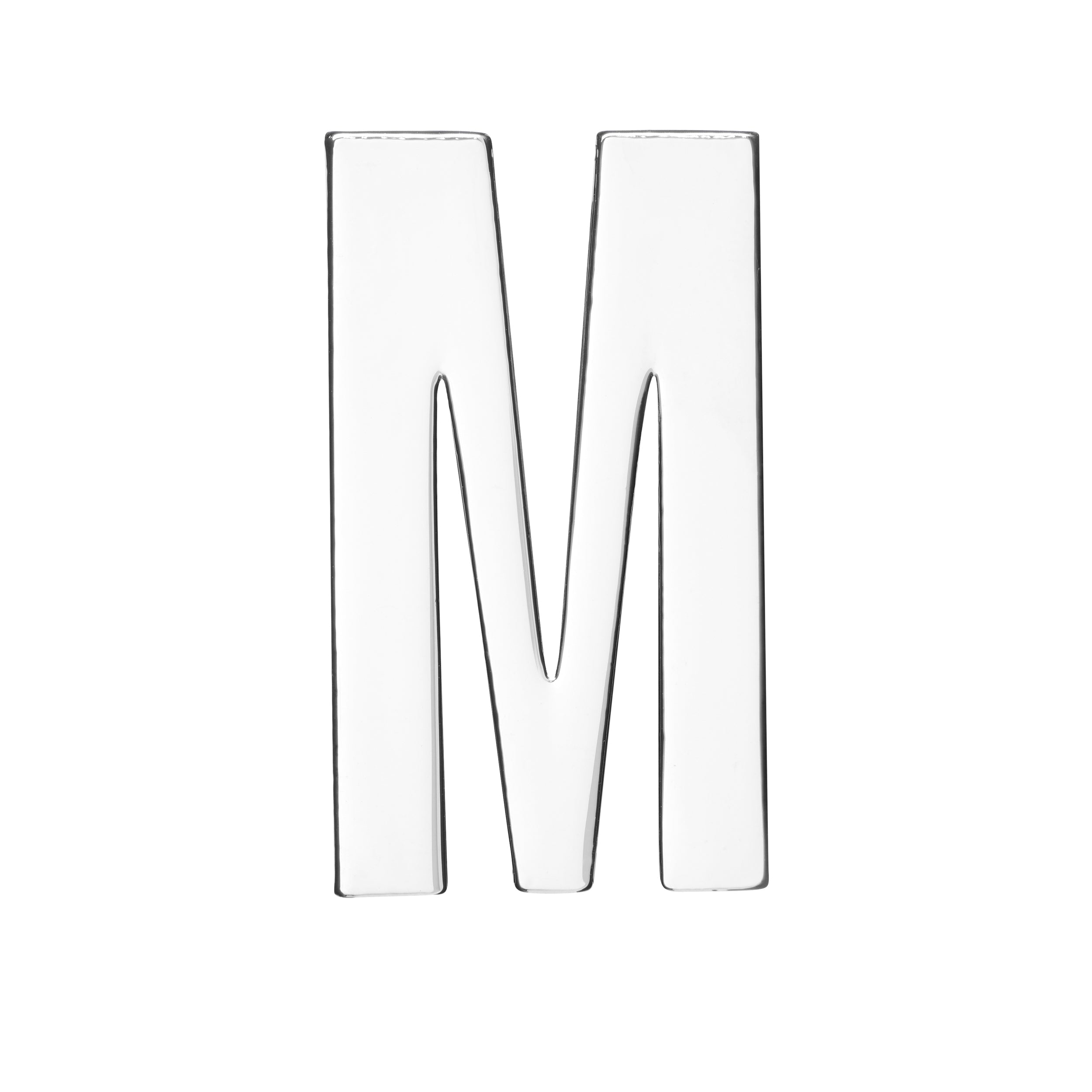 30MM CONFESSION LETTERS SILVER