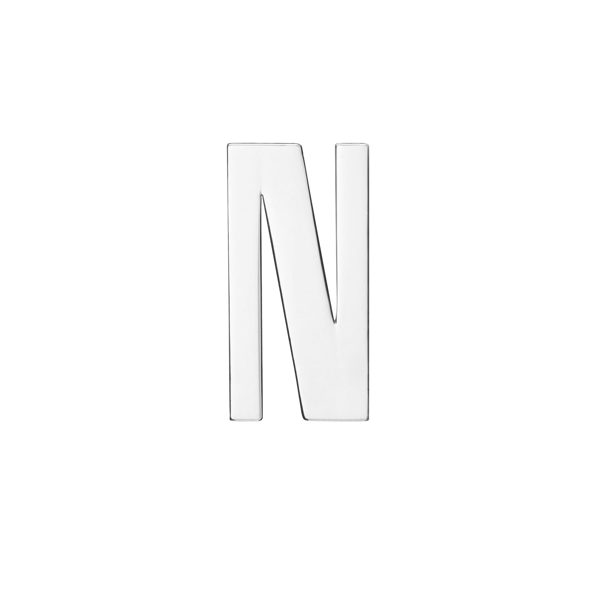 18MM CONFESSION LETTERS SILVER
