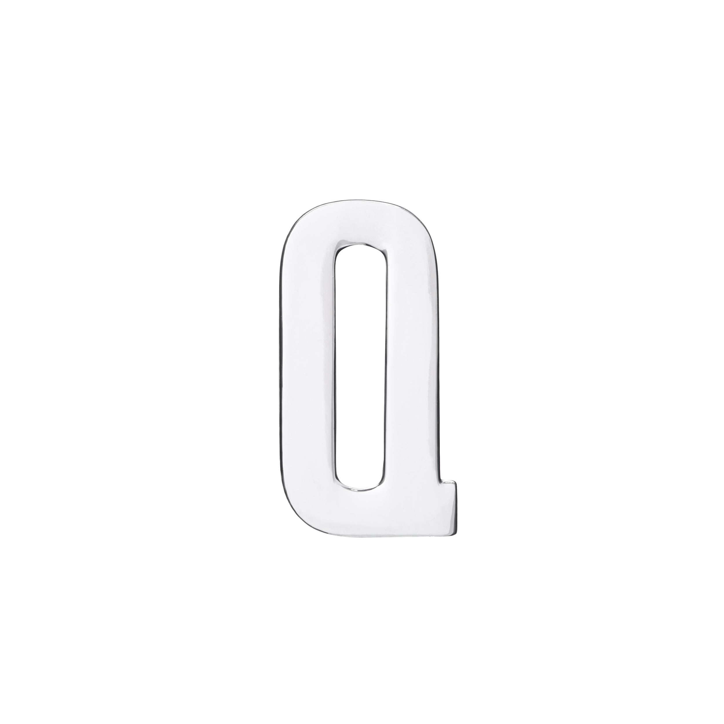 18MM CONFESSION LETTERS SILVER