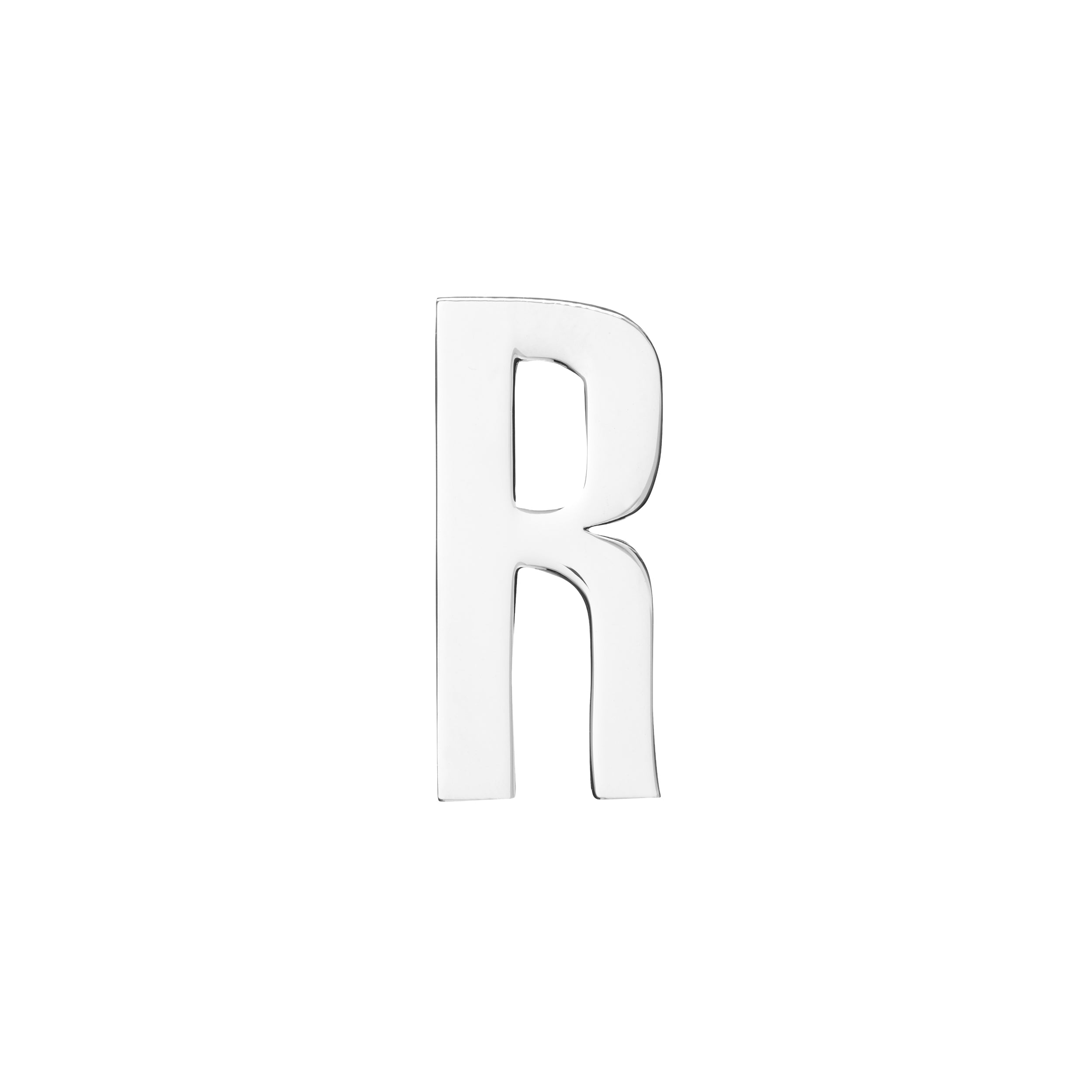 18MM CONFESSION LETTERS SILVER