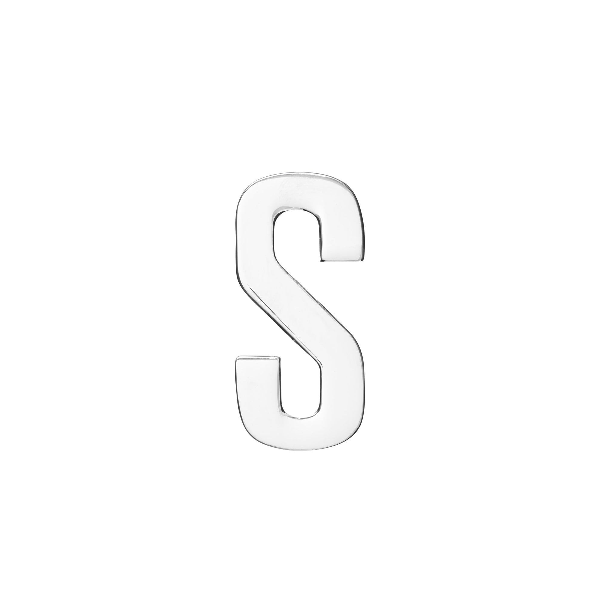 18MM CONFESSION LETTERS SILVER