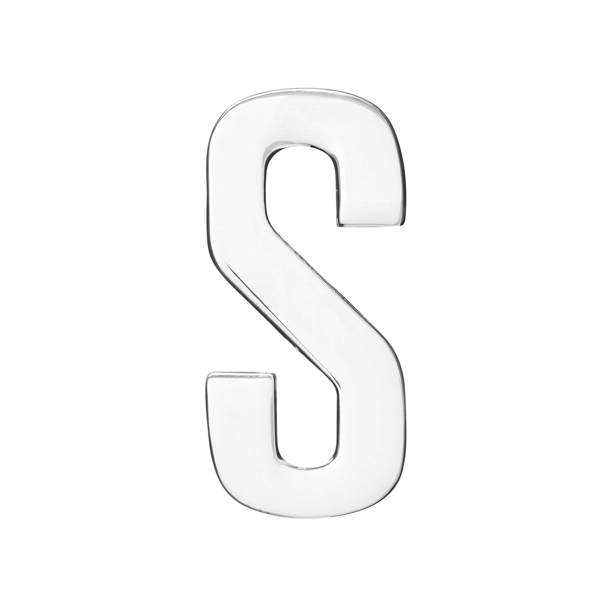 30MM CONFESSION LETTERS SILVER