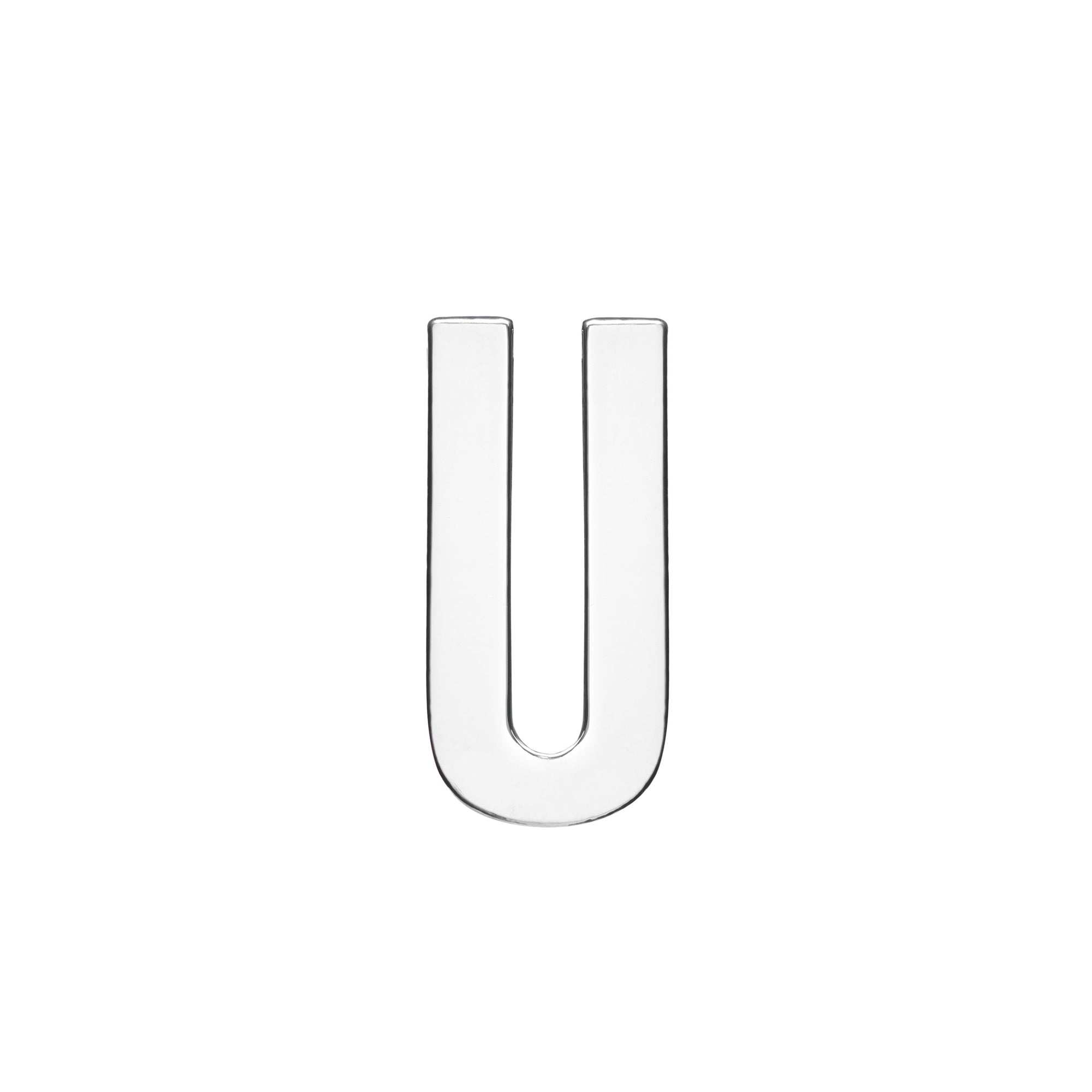18MM CONFESSION LETTERS SILVER