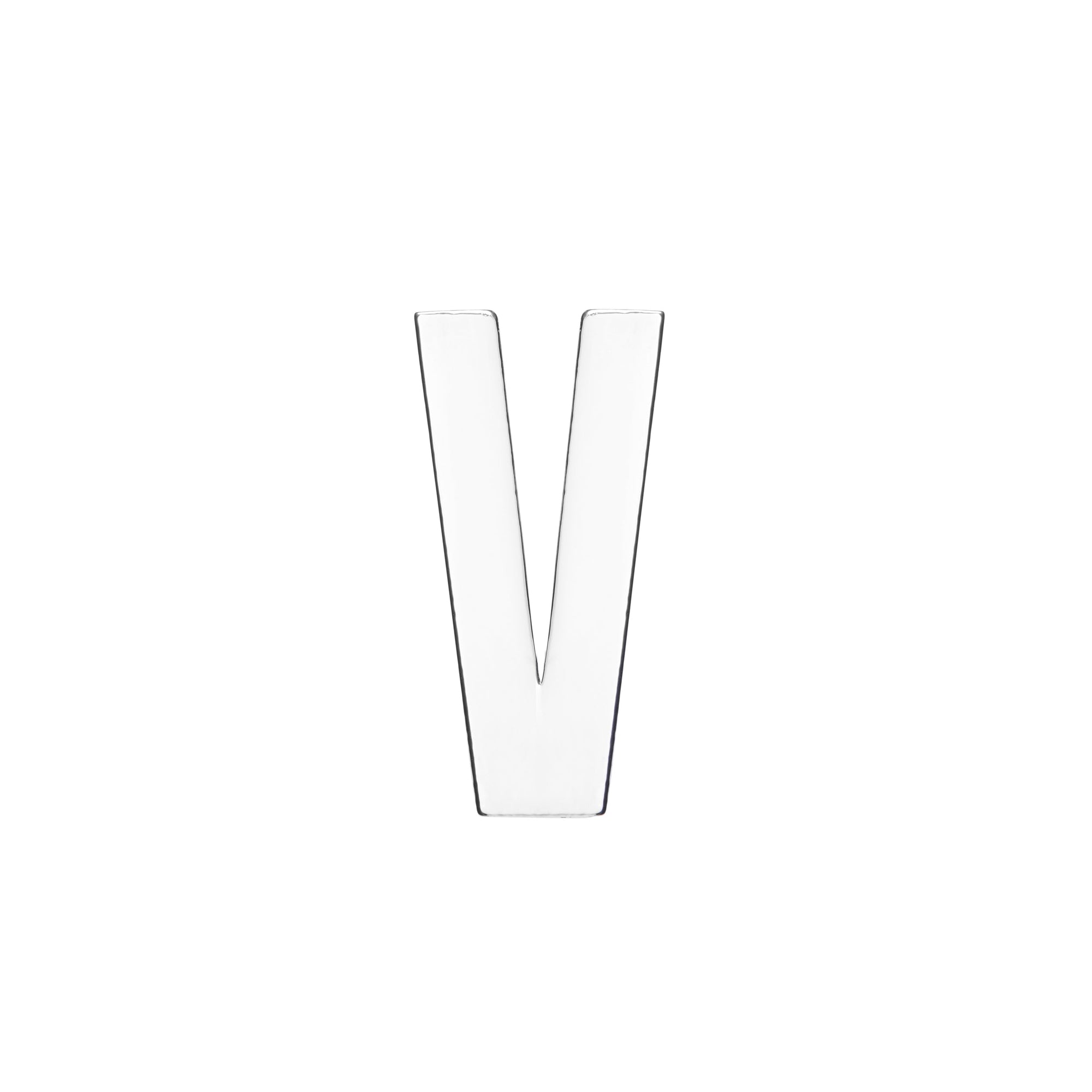 18MM CONFESSION LETTERS SILVER