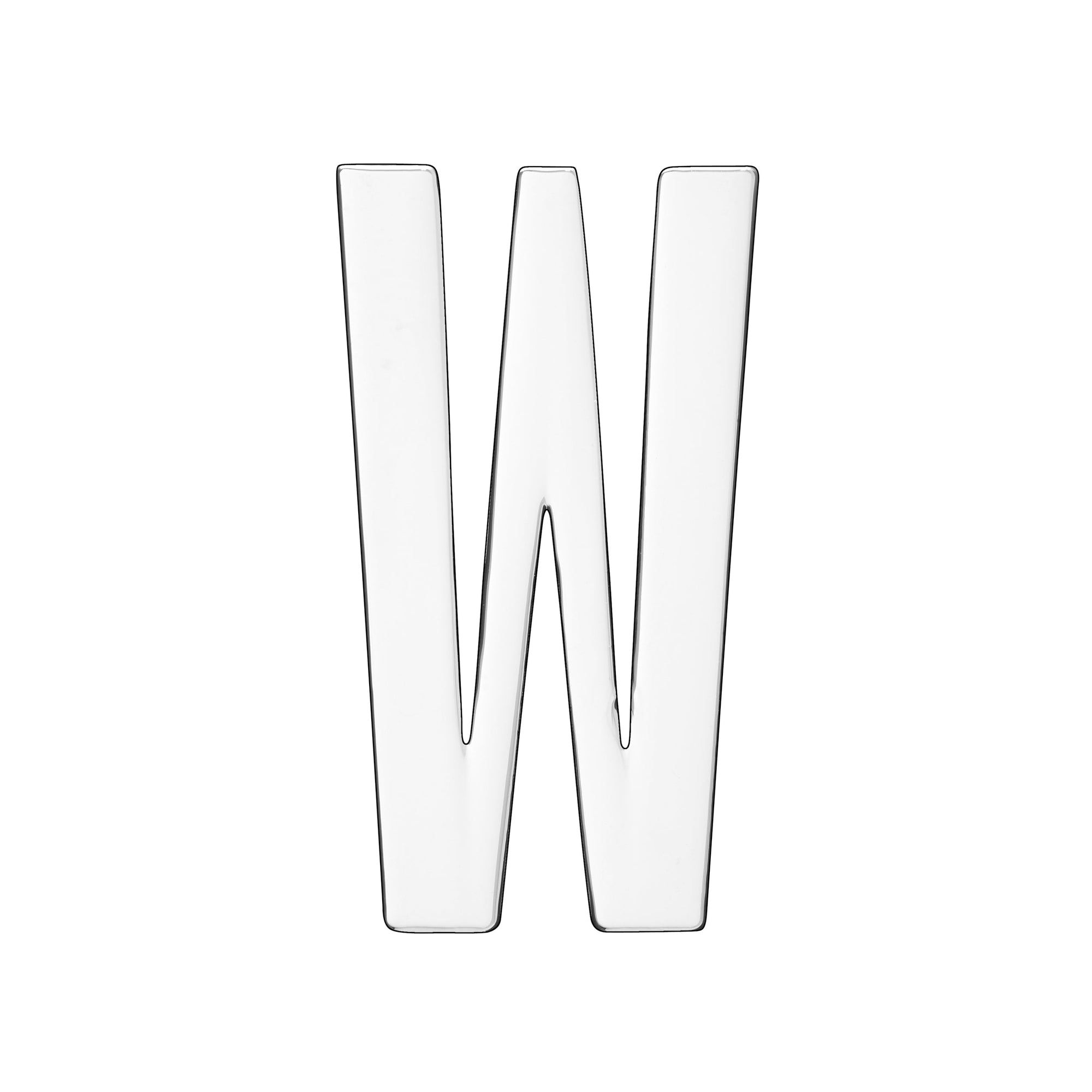30MM CONFESSION LETTERS SILVER