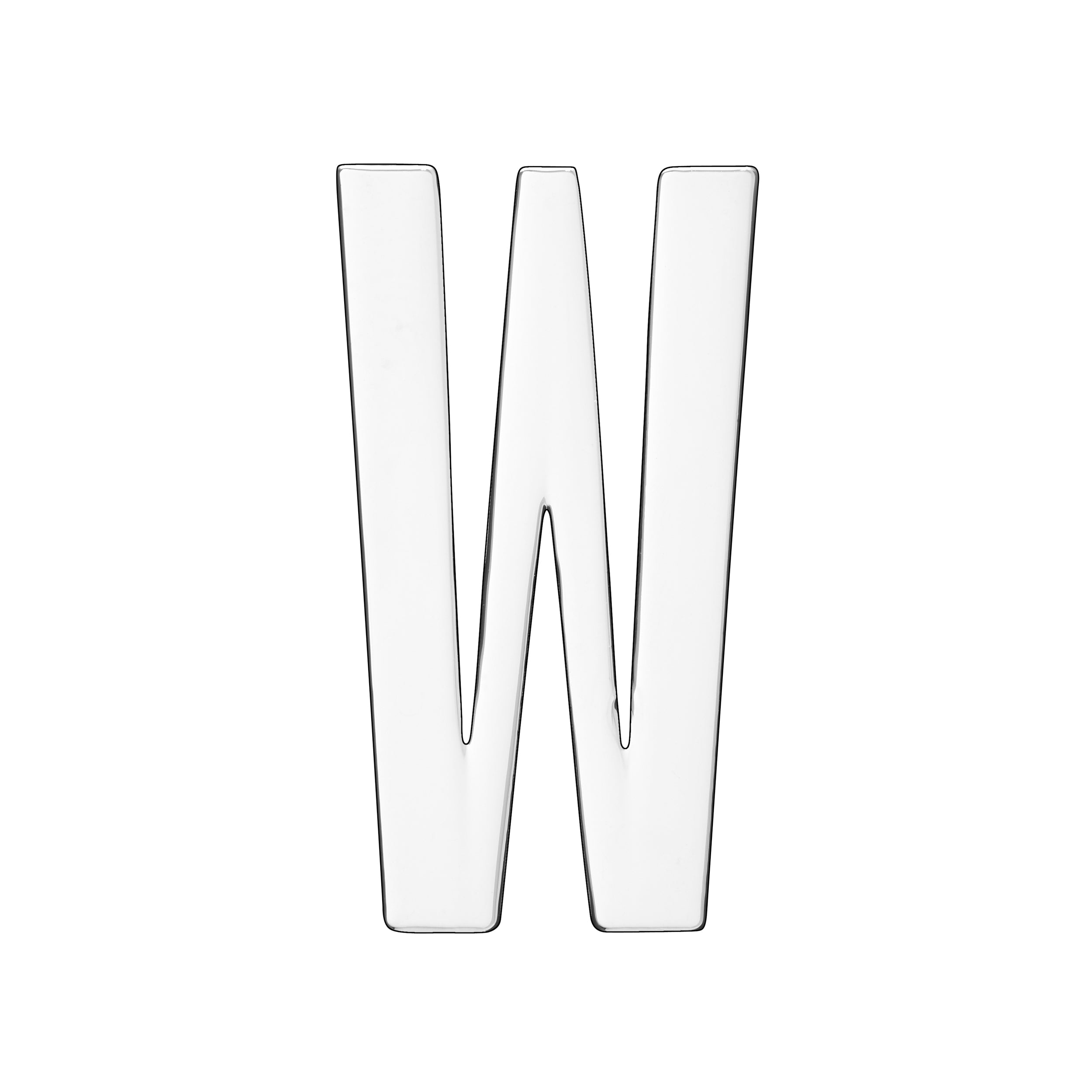30MM CONFESSION LETTERS SILVER