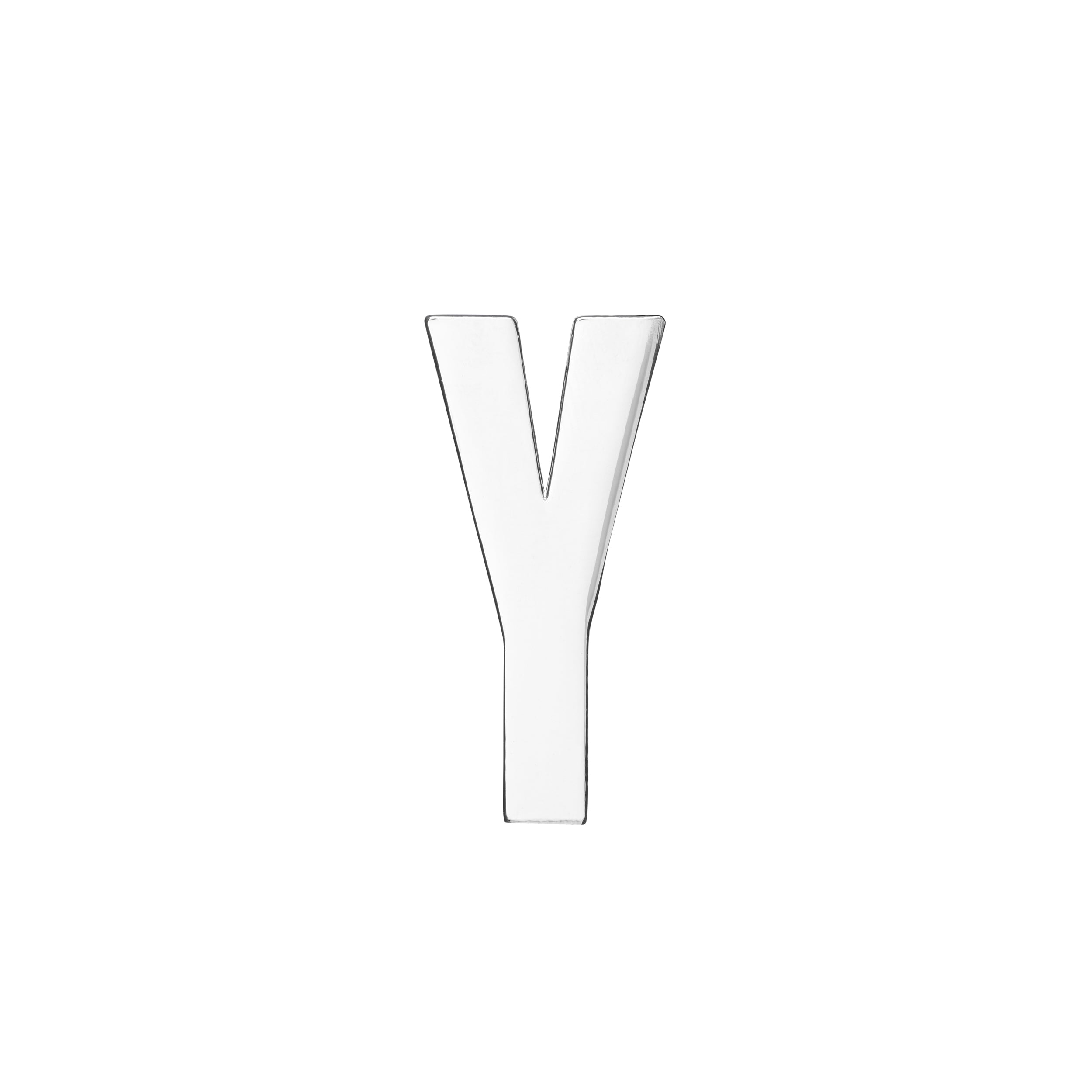 18MM CONFESSION LETTERS SILVER