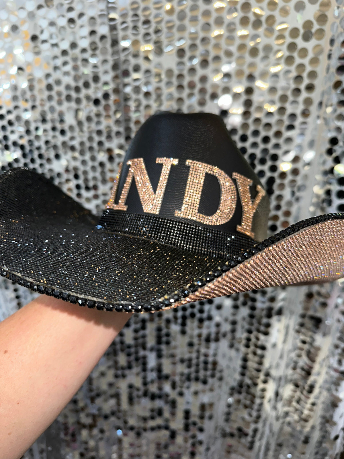 Vanderbilt Rhinestone Cowgirl Hat - side view | HT Animal Supply