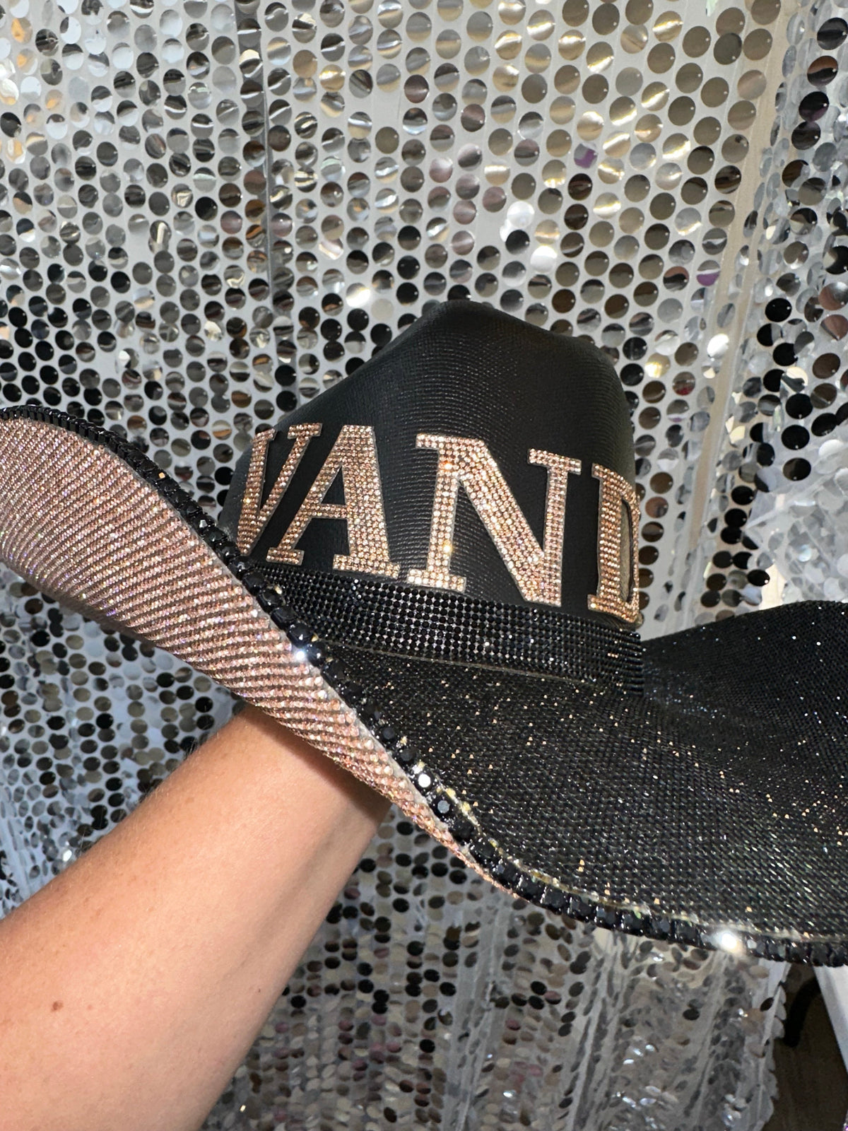 Vanderbilt Rhinestone Cowgirl Hat - front view | HT Animal Supply