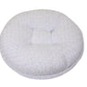 White Rosebud Bagel Bed