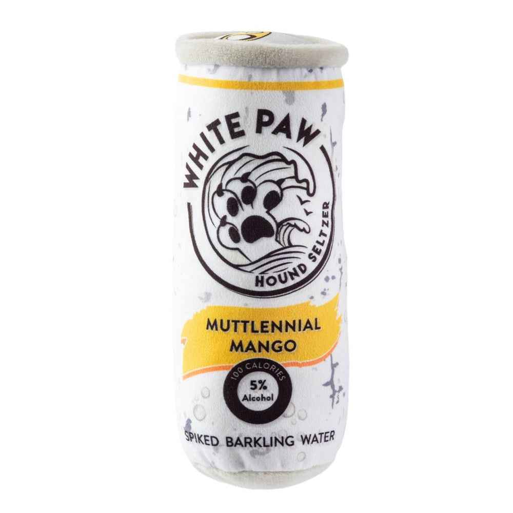Haute Diggity Dog White Paw Muttlennial Mango Plush Dog Toy