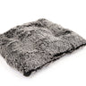 Black Frosted Shag Pillow Bed