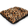Big Cat with Black Shag Pillow Bed