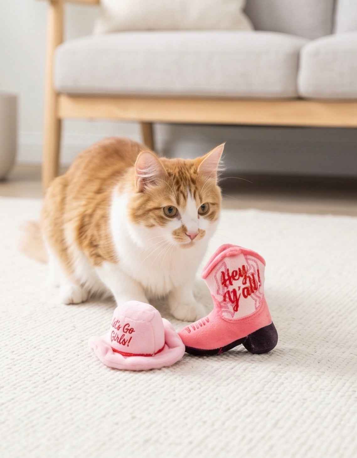 Haute Diggity Dog Kitty Cowgirl Organic Catnip Toy