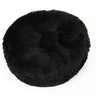 Black Shag Bagel Bed