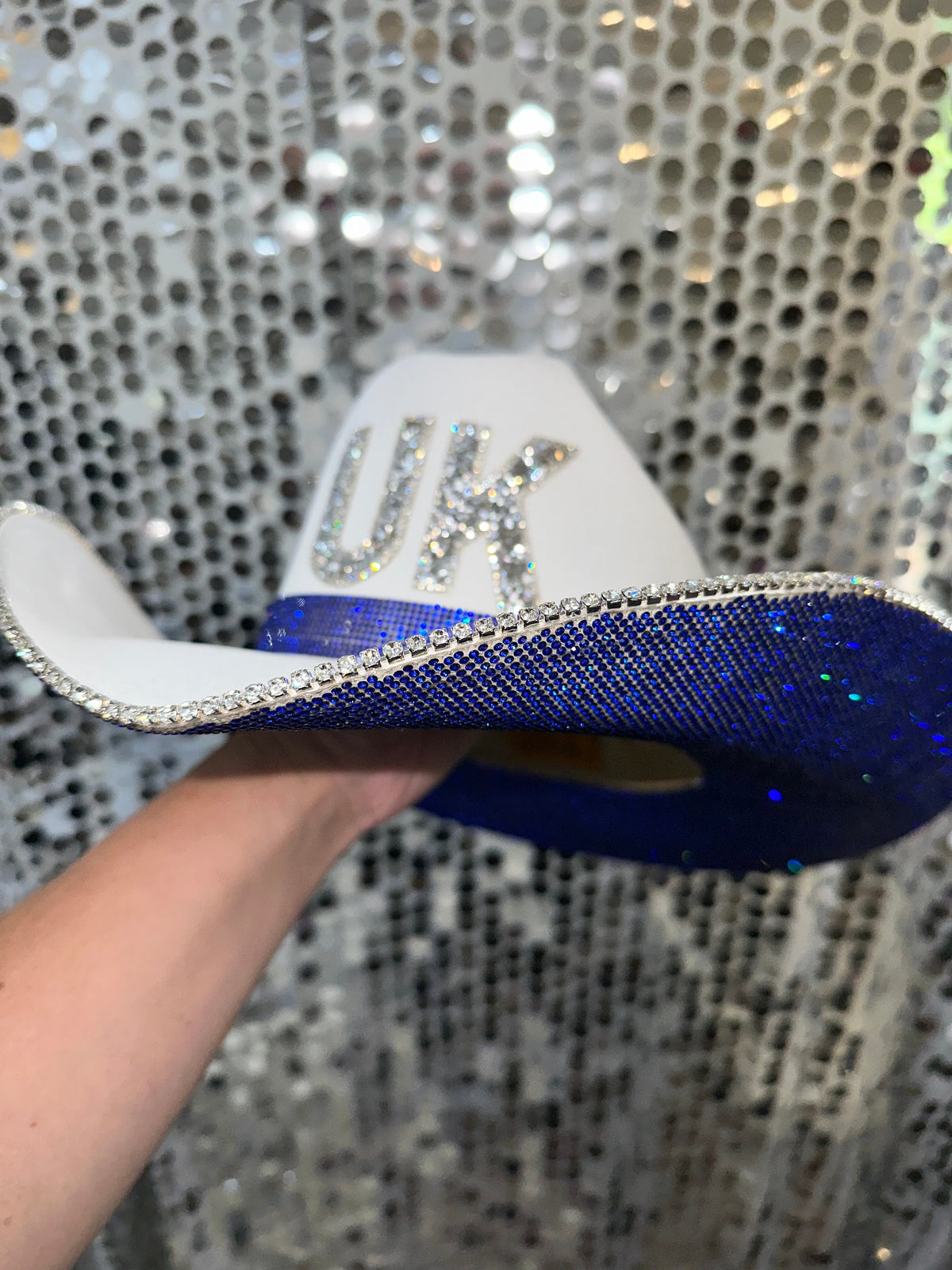 Kentucky Rhinestone Cowgirl Hat - side view | HT Animal Supply