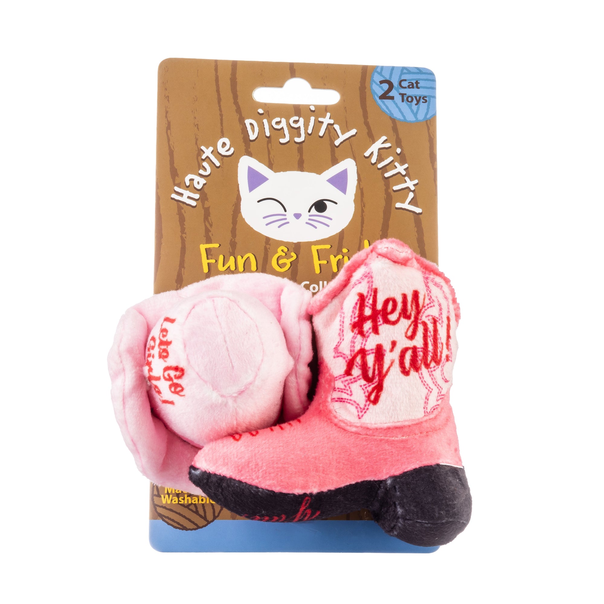 Haute Diggity Dog Kitty Cowgirl Organic Catnip Toy