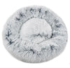 Mr. Peanuts 28" OrthoPlush® Pet Bed - Snowflake White Two Tone