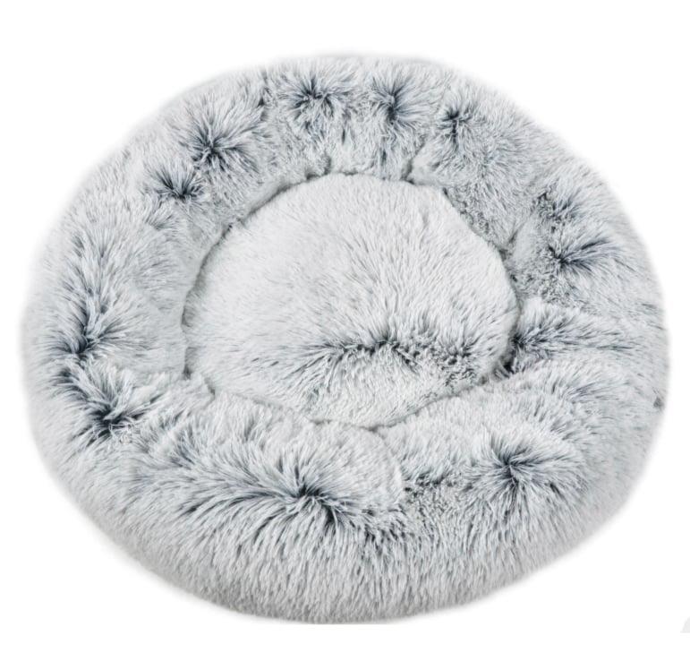 Mr. Peanuts 28" OrthoPlush® Pet Bed - Snowflake White Two Tone