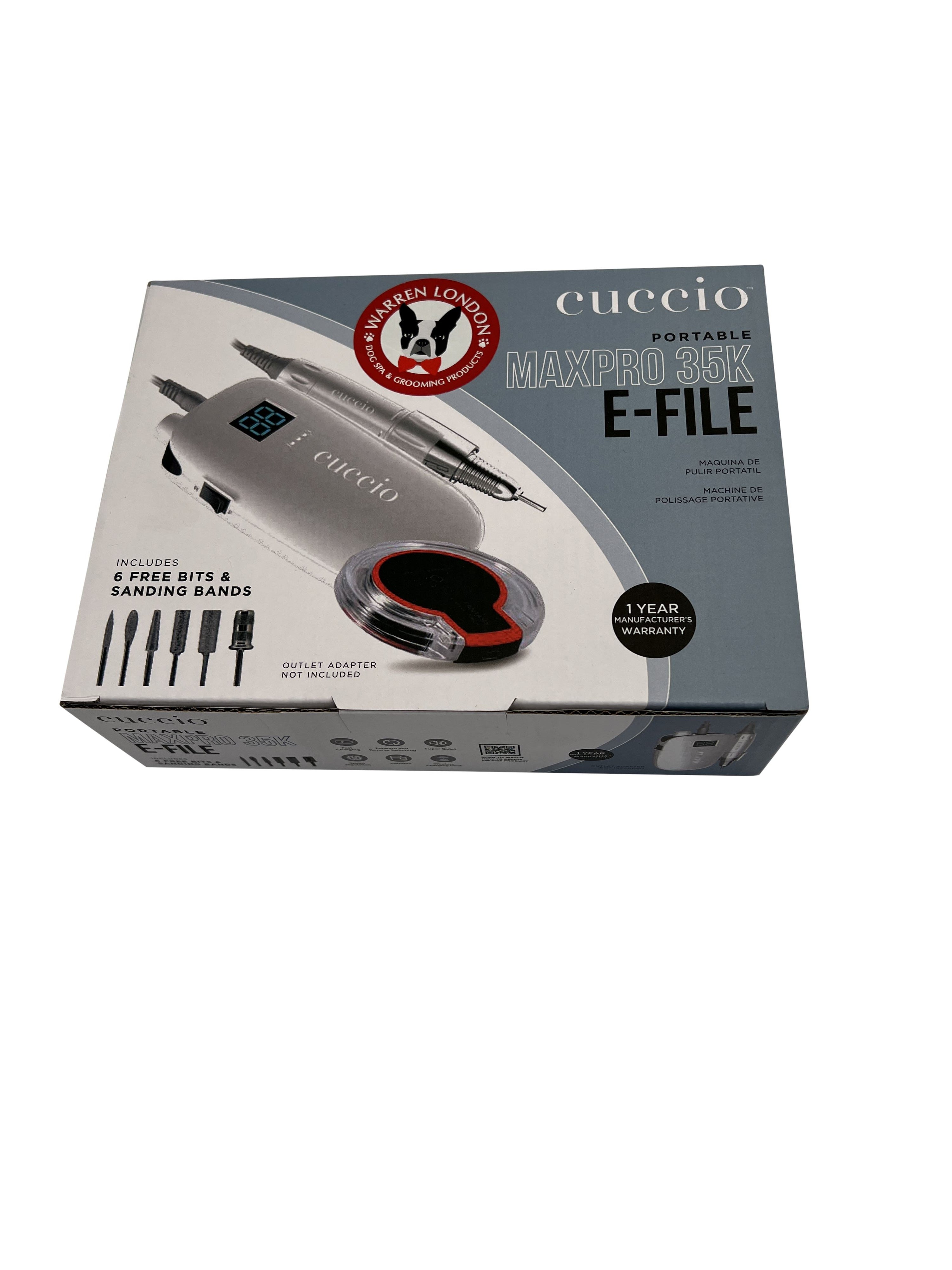 Warren London/Cuccio MaxPro Dog Nail E-File Trimmer
