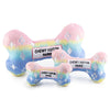 Haute Diggity Dog Pink Ombre Chewy Vuiton Bone Plush Dog Toy